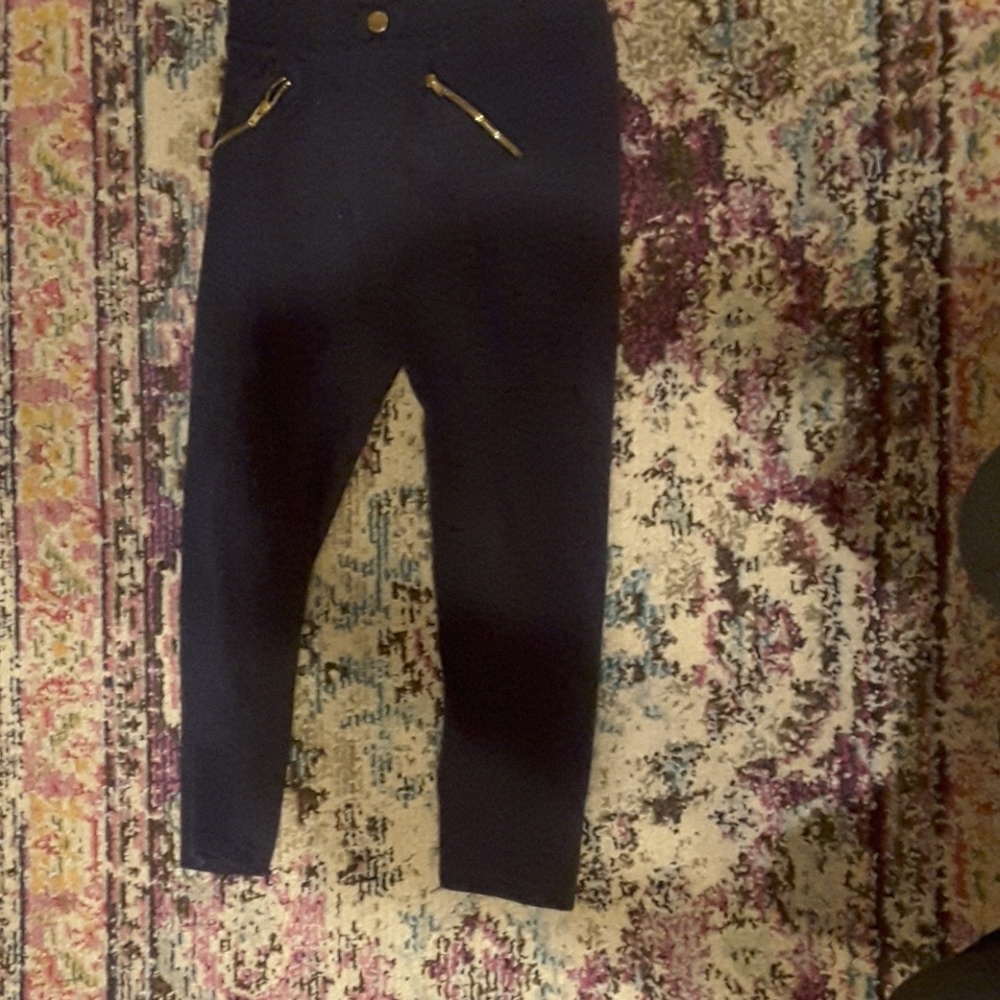 Button up pants with zipers